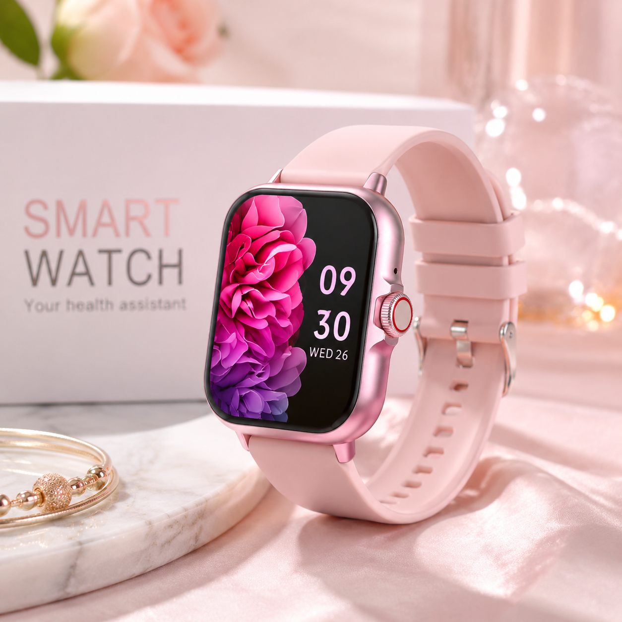 Smartwatch Inteligente Bluetooth | Llamadas, Notificaciones, Salud y Deporte | Compatible con Android y iPhone