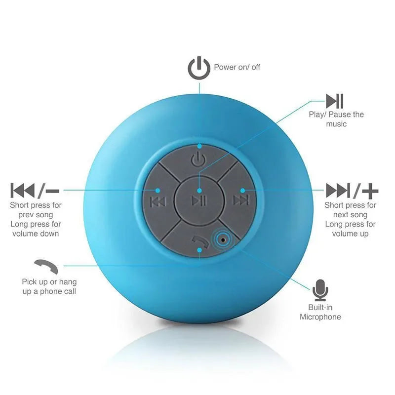 Parlante Bluetooth Portátil Impermeable